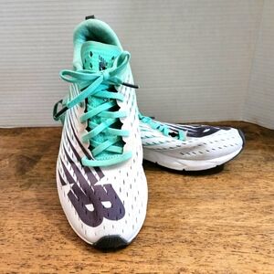 New Balance Sz 10 Revlite 1500 VS White and Teal Running Shoes Women's